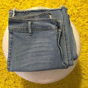 OAT New York Light-Wash, High-Rise, Wide-legged Jeans